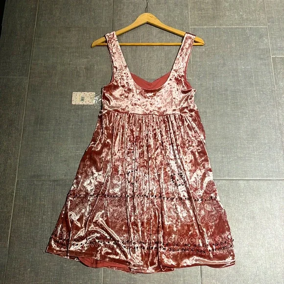 Free People Velvet Dress - Picture 2 of 2